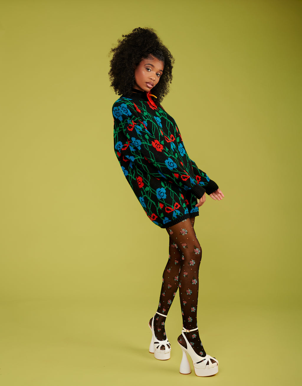 VTG Floral Sweater