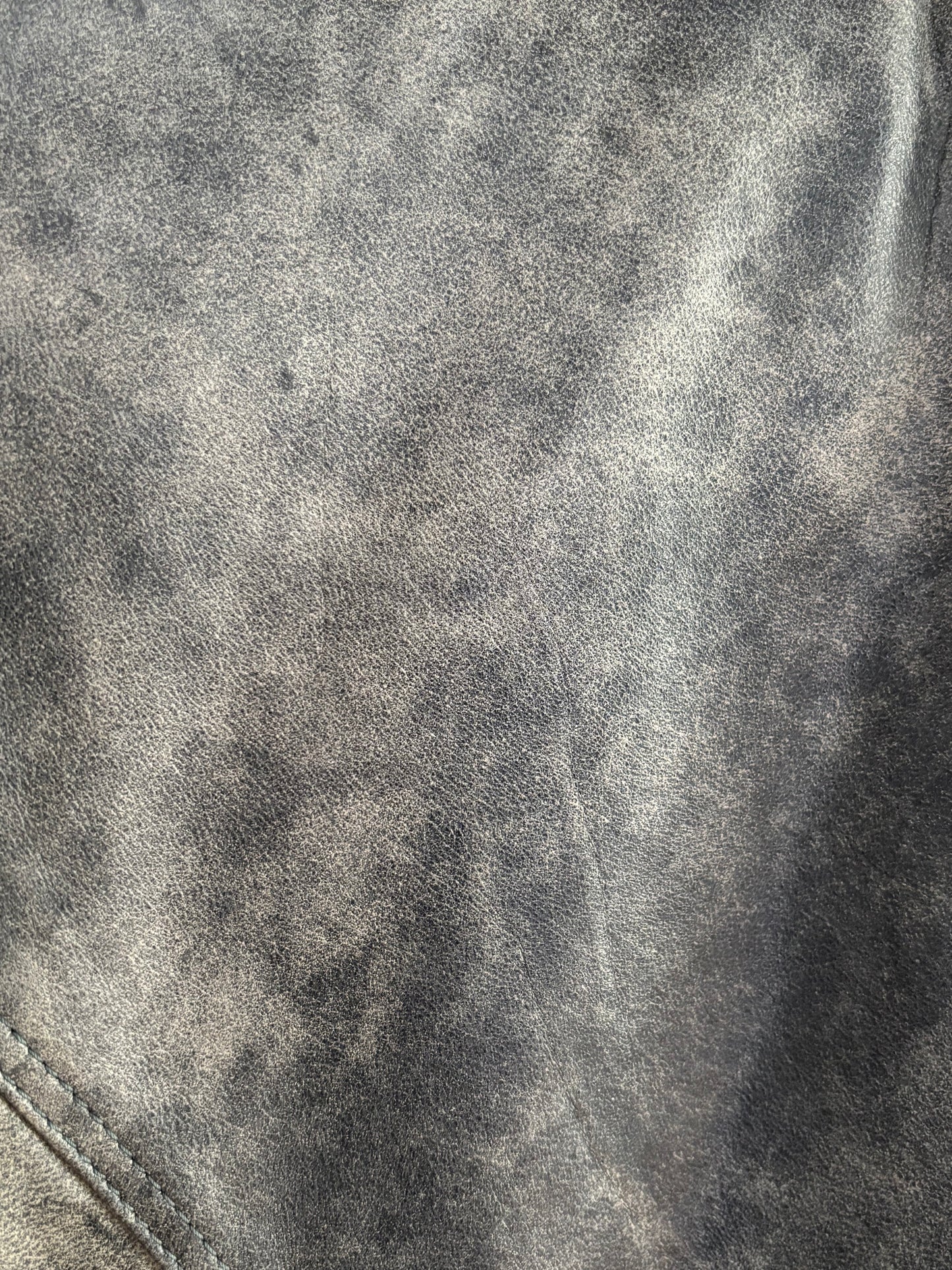 VT Denim Leather Bomber