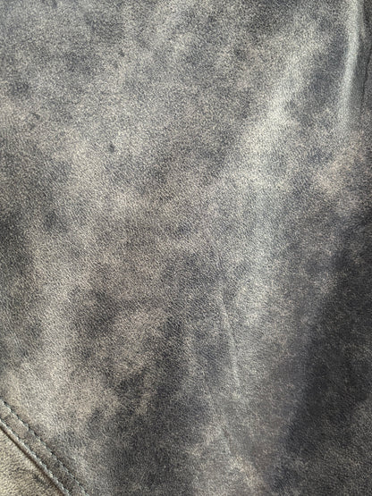 VT Denim Leather Bomber